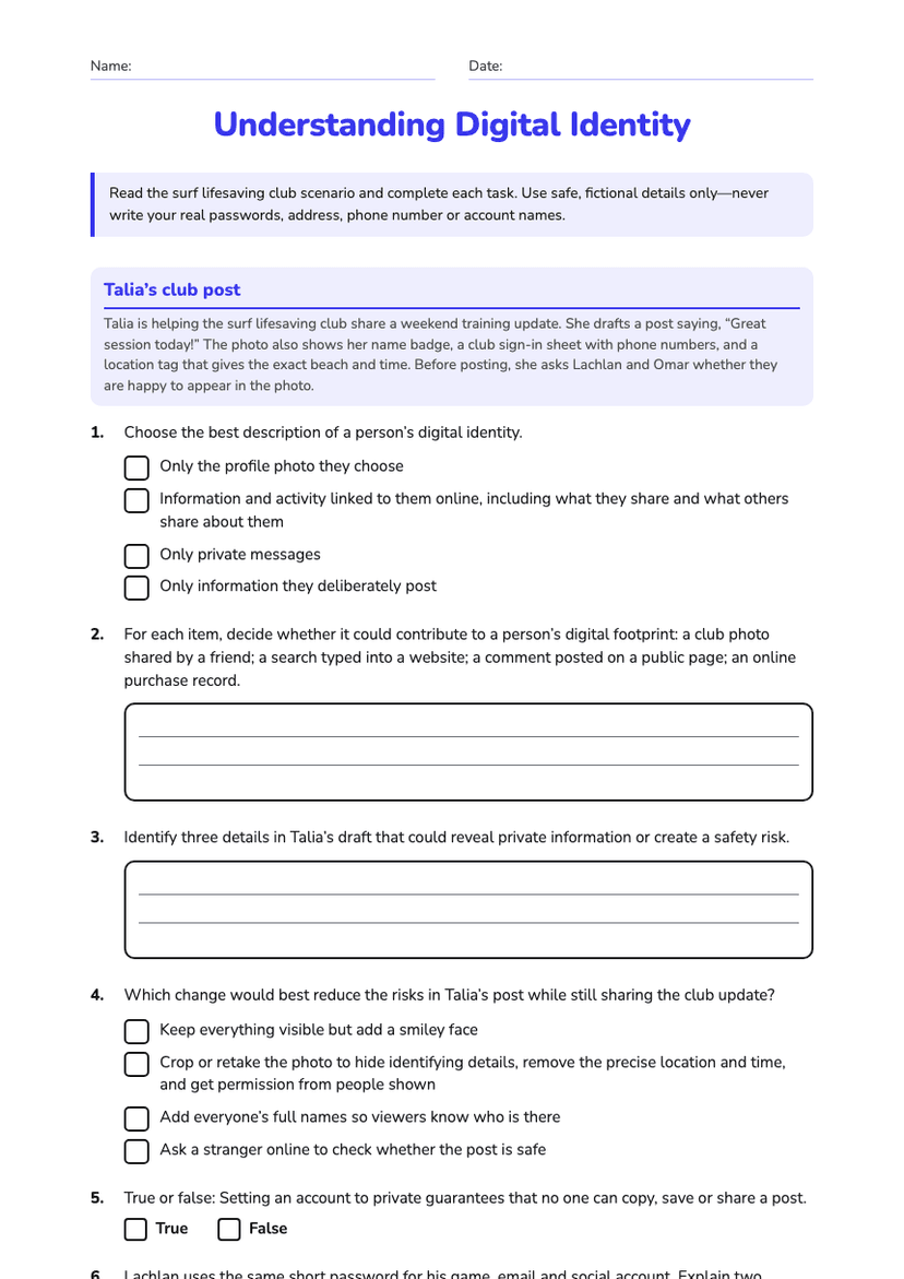 Understanding Digital Identity