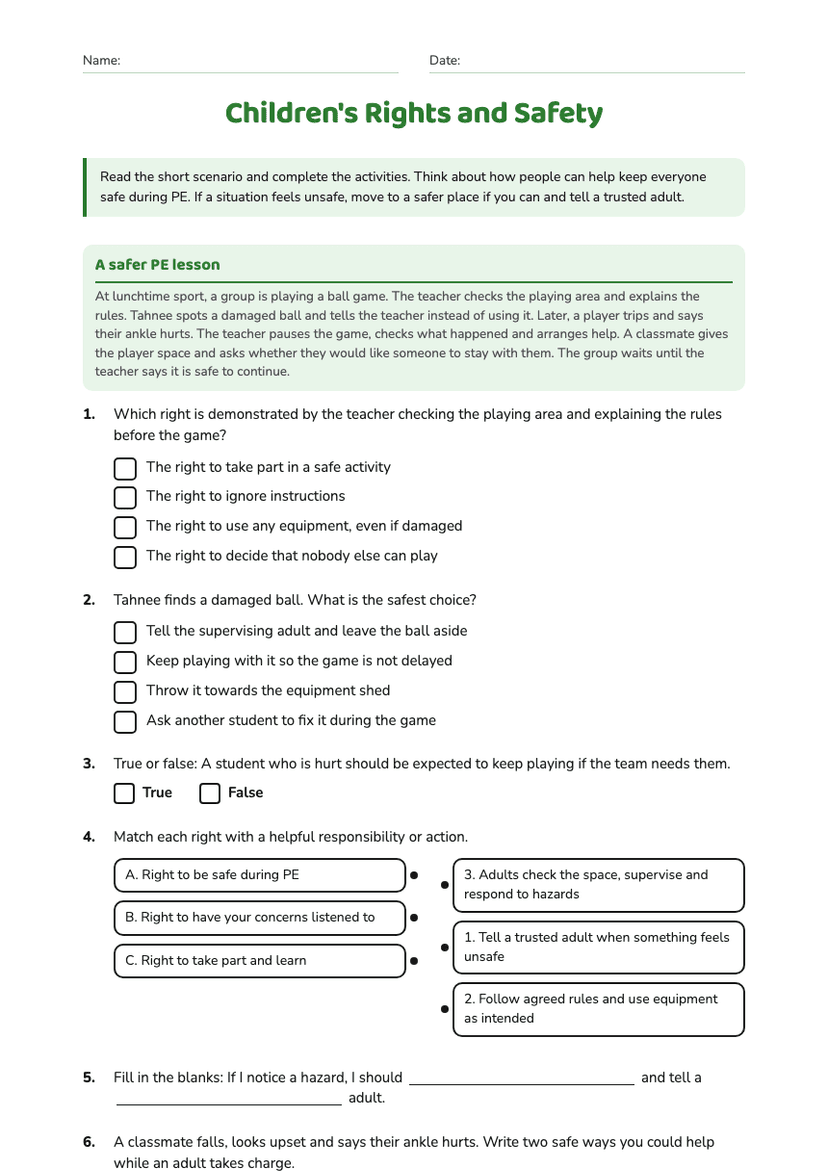 Children's Rights and Safety