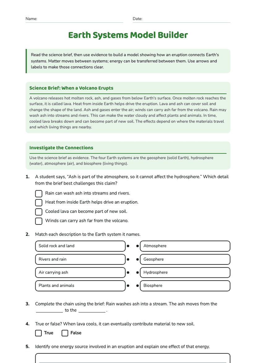 Earth Systems Model Builder