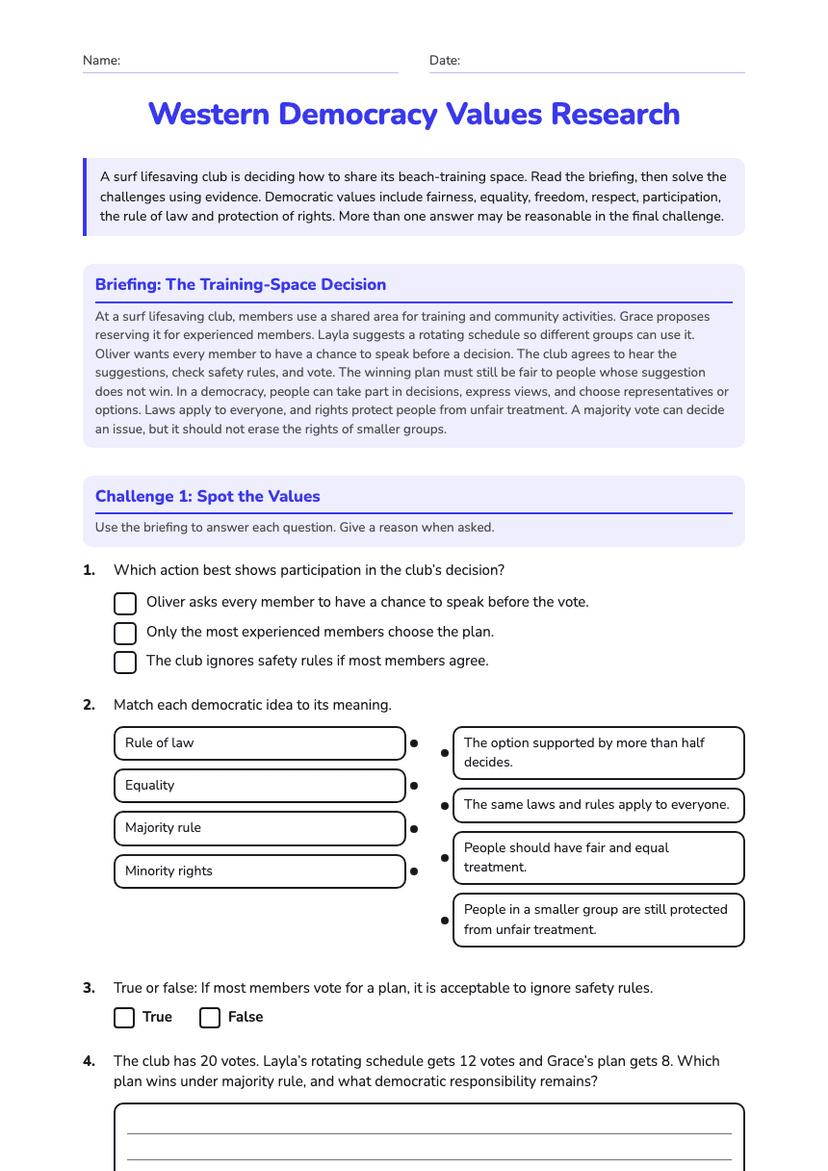 Western Democracy Values Research