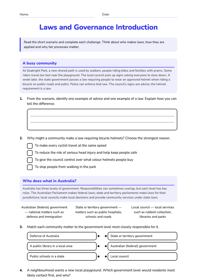 Laws and Governance Introduction