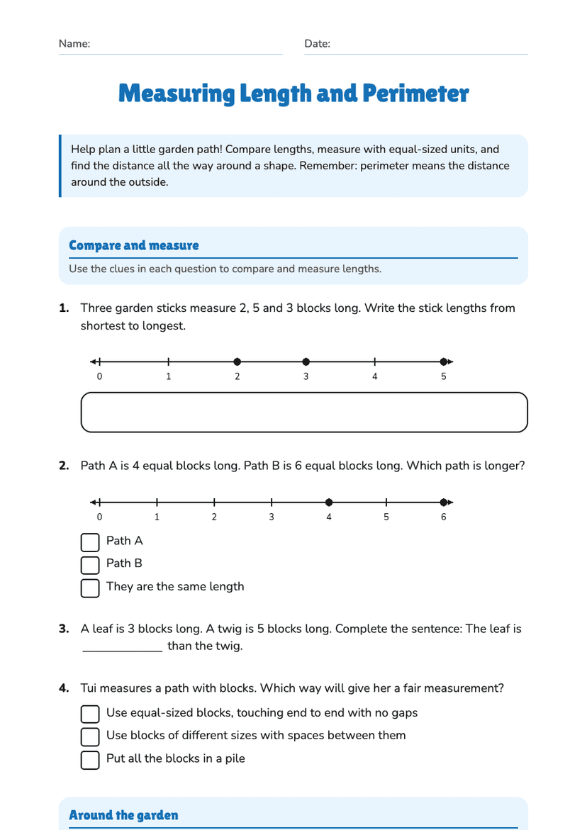Measuring Length and Perimeter