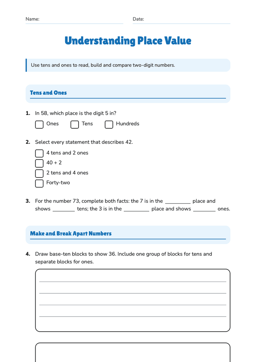 Understanding Place Value