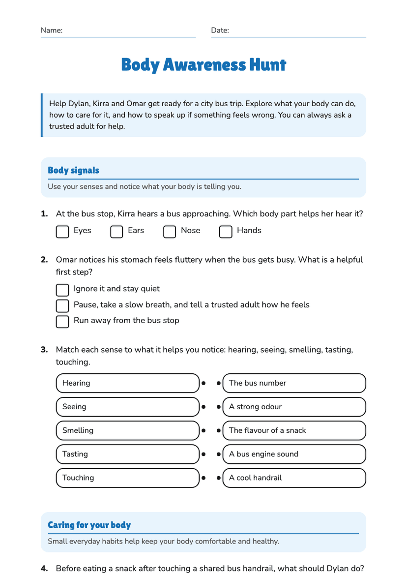 Body Awareness Hunt