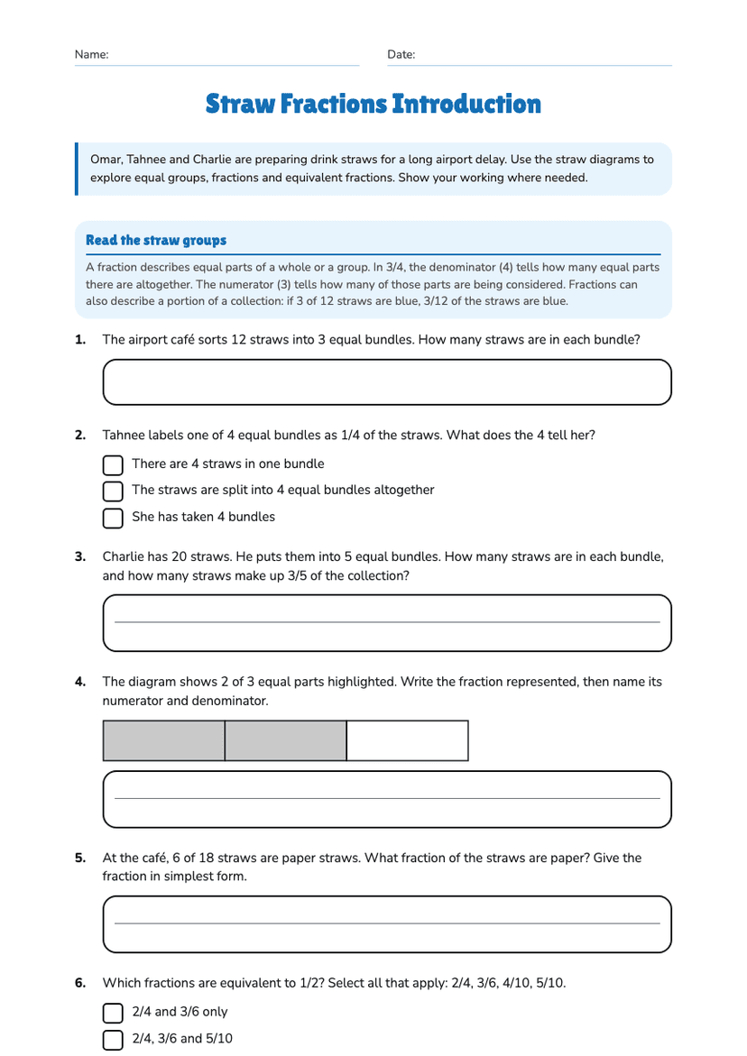 Straw Fractions Introduction