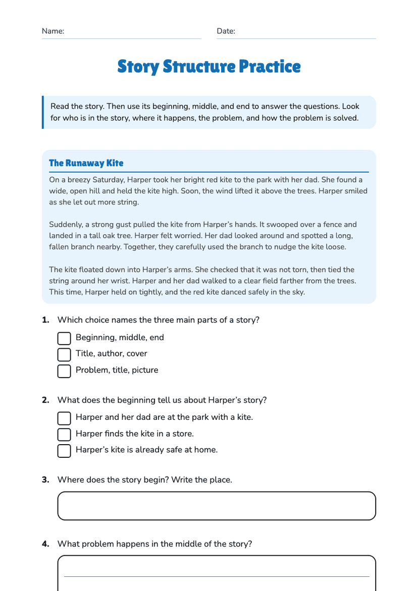 Story Structure Practice
