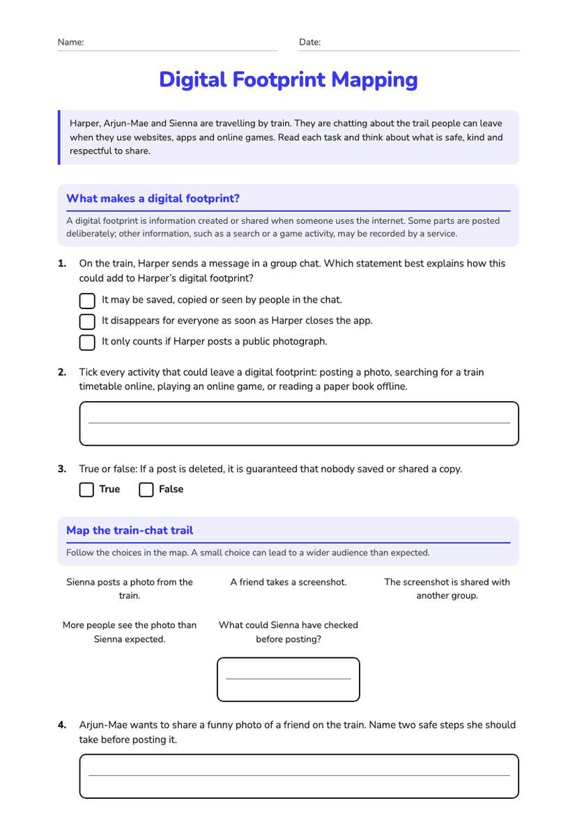 Digital Footprint Mapping