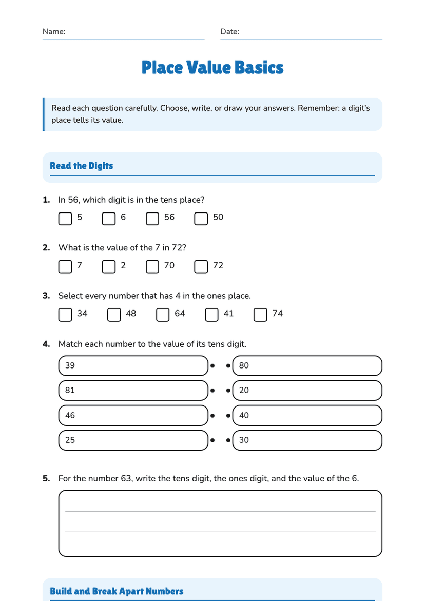 Place Value Basics