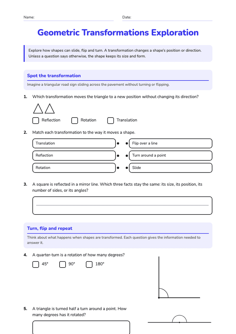 Geometric Transformations Exploration