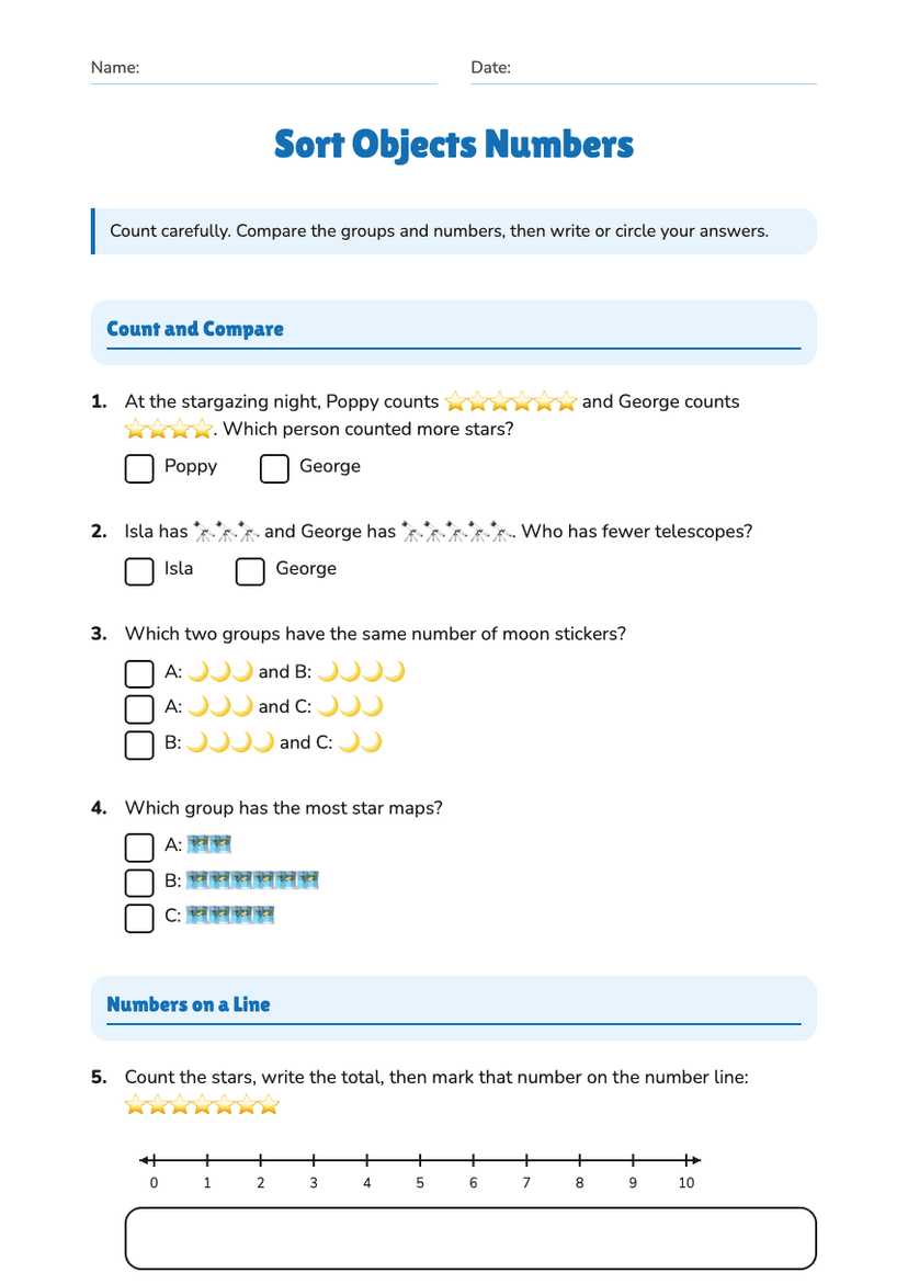 Sort Objects Numbers