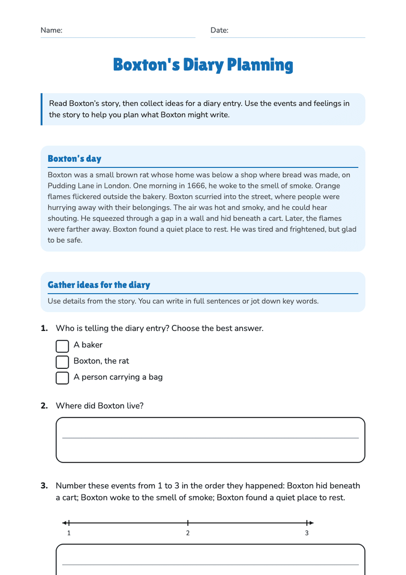 Boxton's Diary Planning