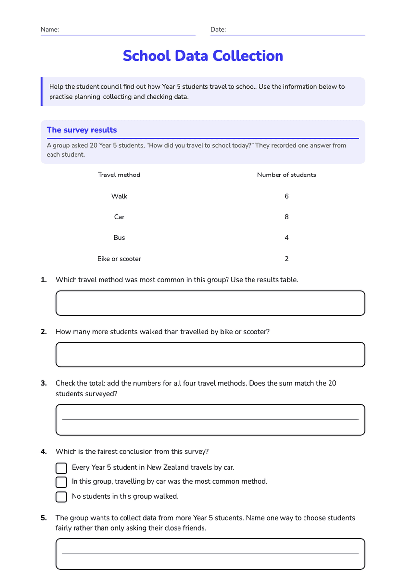 School Data Collection