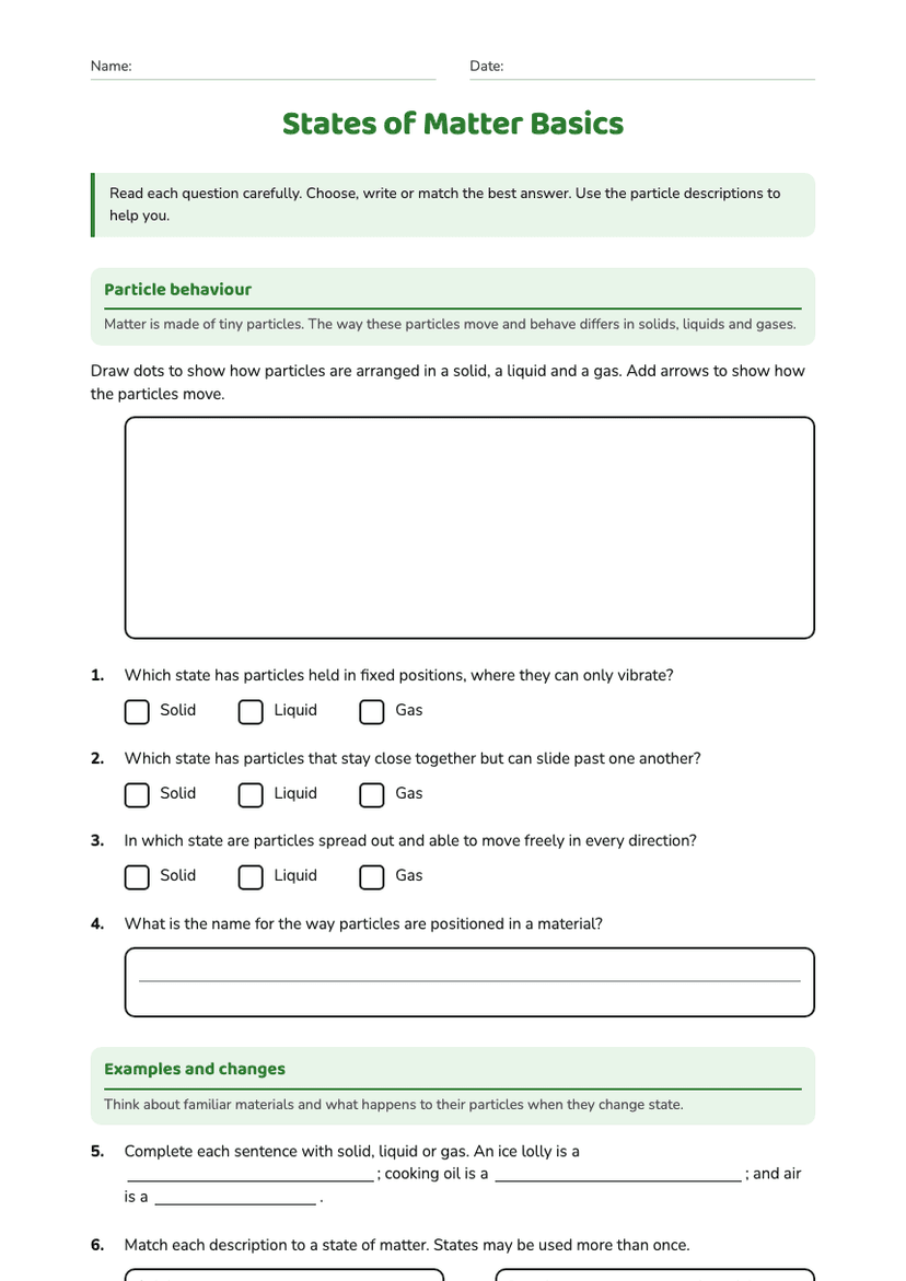 States of Matter Basics