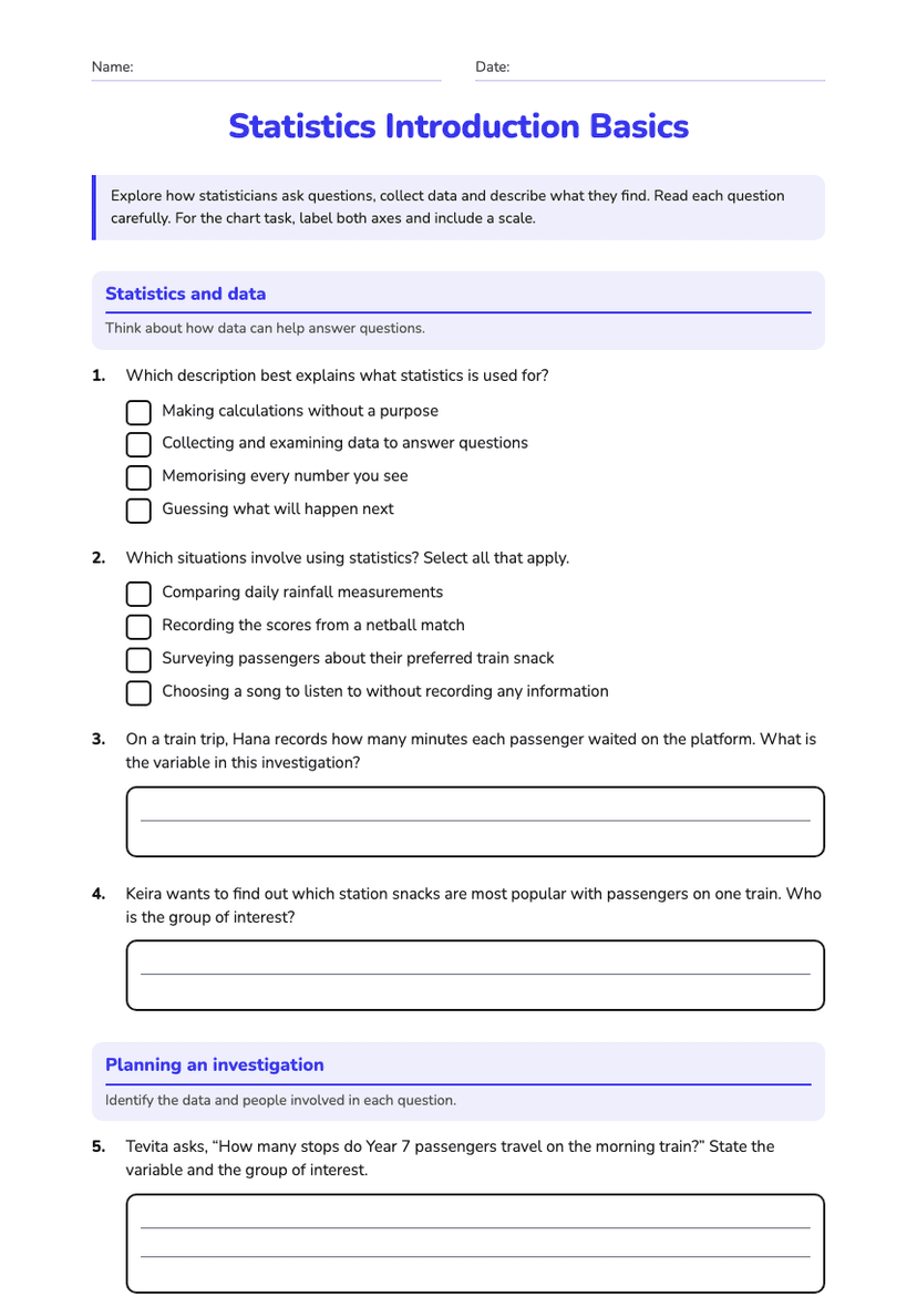 Statistics Introduction Basics