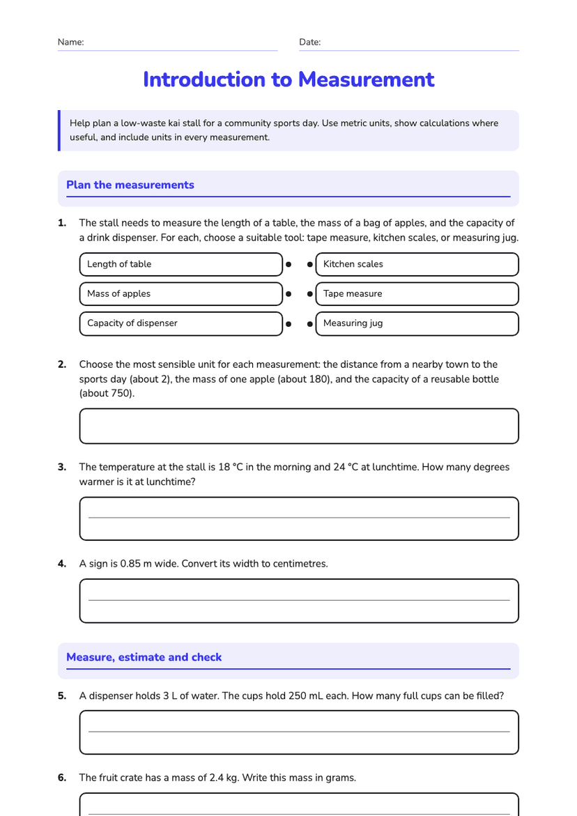Introduction to Measurement