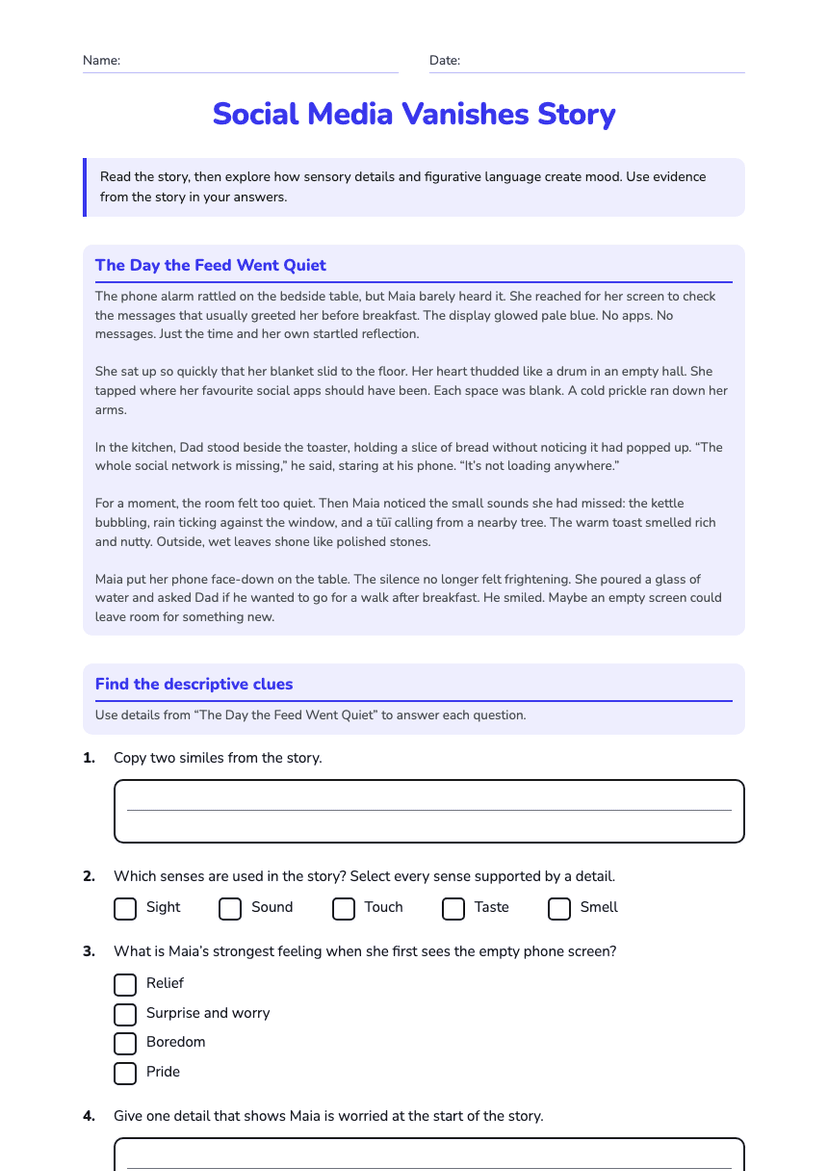 Social Media Vanishes Story