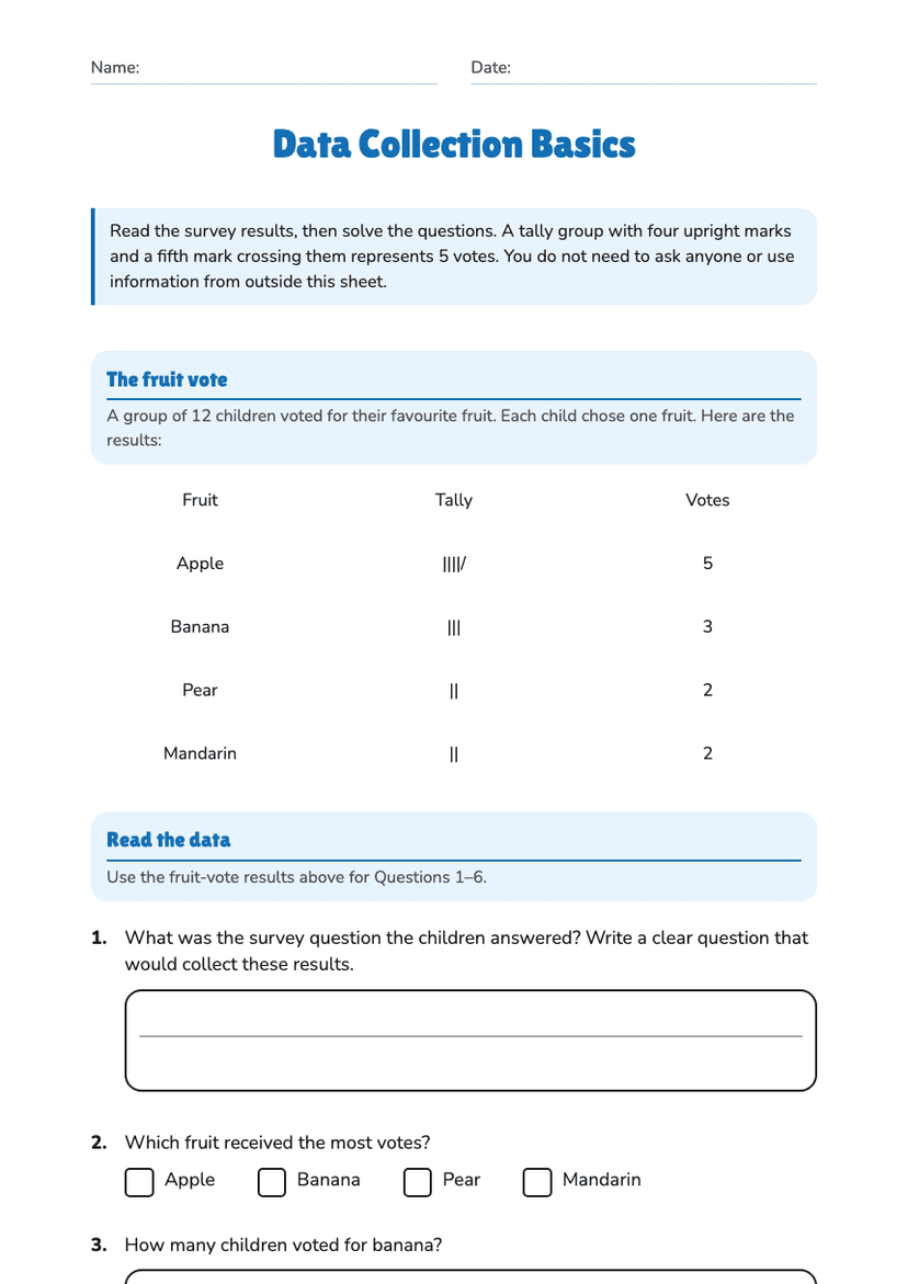 Data Collection Basics