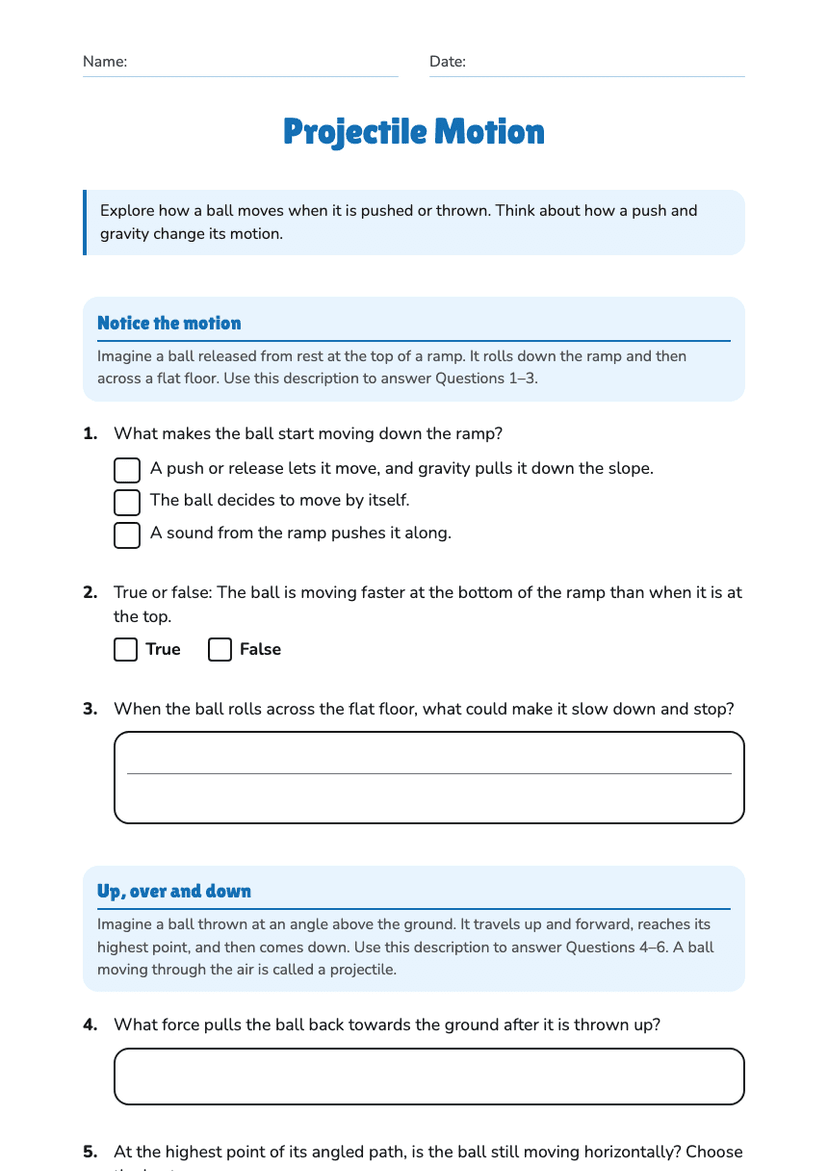 Projectile Motion
