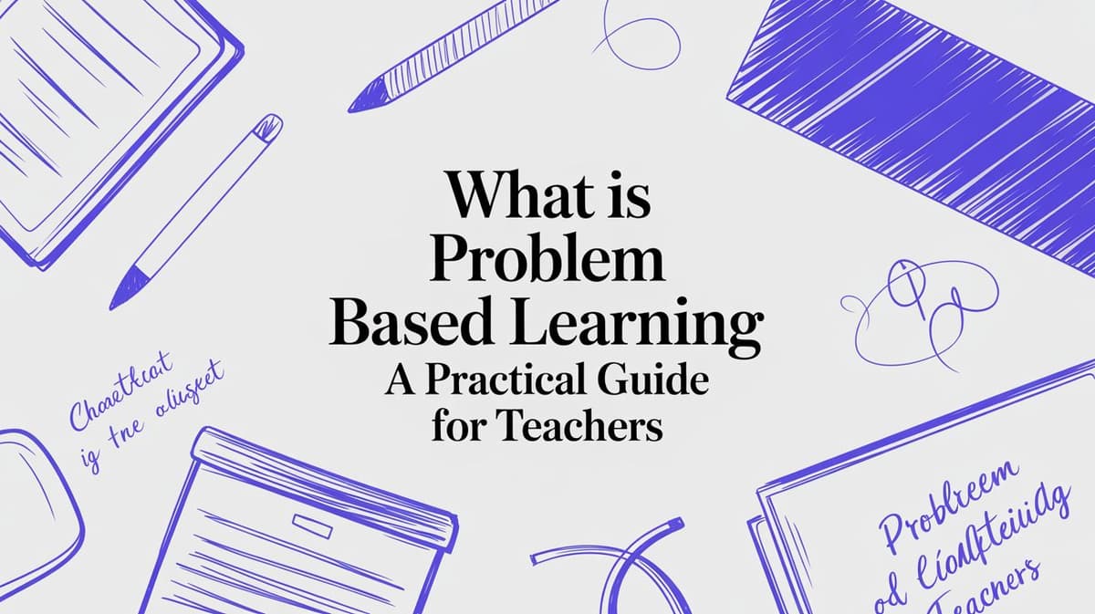 Problems Learning Image What is Problem Based Learning: A Practical Guide for Teachers