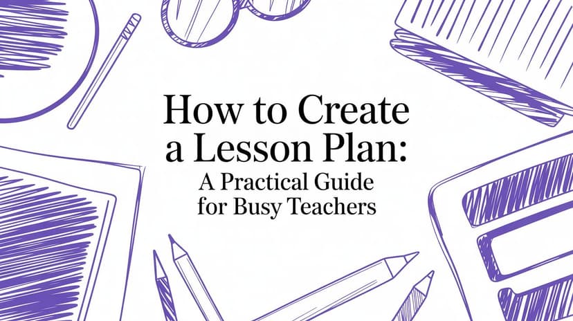 How to Create a Lesson Plan: A Practical Guide for Busy Teachers