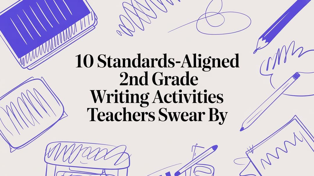 2nd Writing Design 10 Standards-Aligned 2nd Grade Writing Activities Teachers Swear By