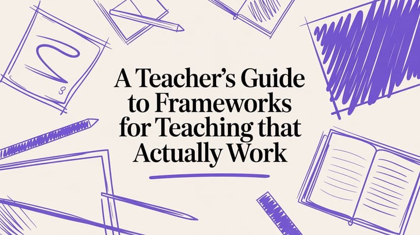 Teaching Framework Examples A Teacher's Guide to Frameworks for Teaching That Actually Work