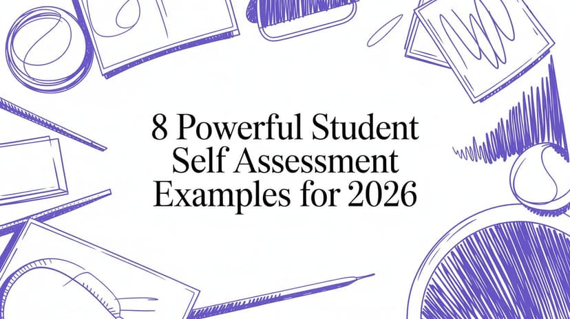Test Self Assessment Examples 8 Powerful Student Self Assessment Examples for 2026