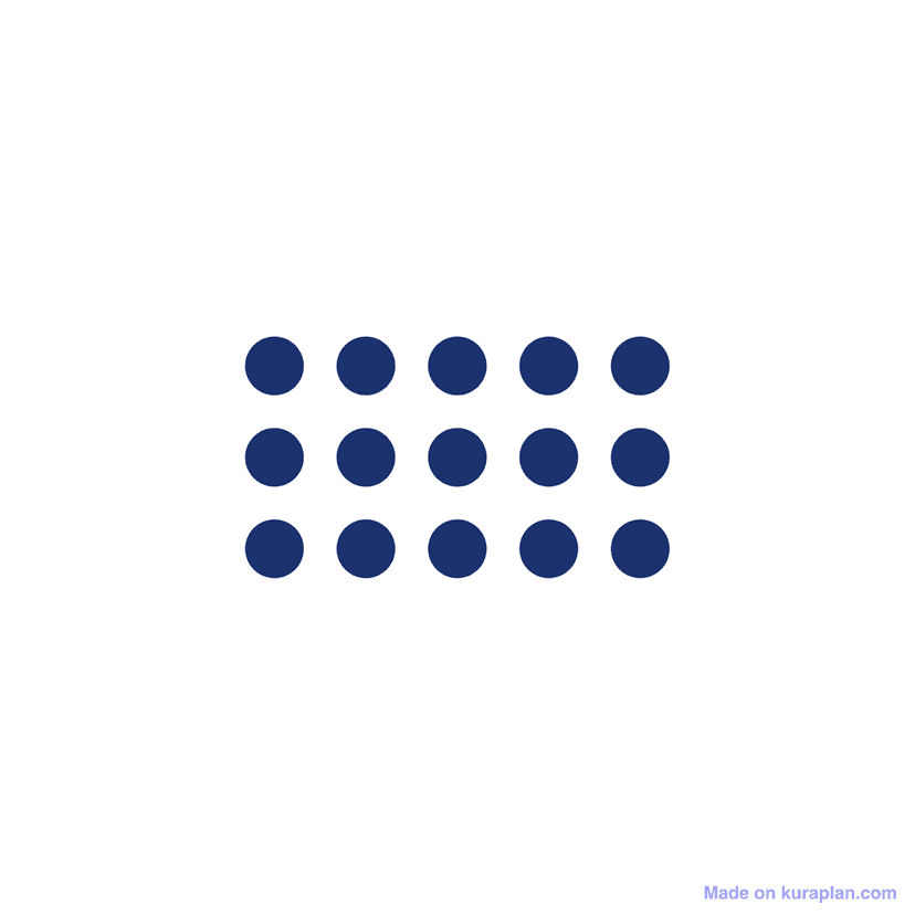 Array — 3 × 5 = 15 — Free Printable Diagram for Teachers | Kuraplan