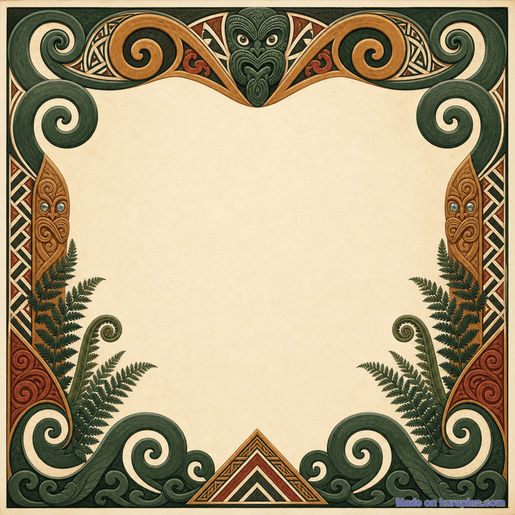Whakataukī decorative card template — Free Printable Diagram for ...
